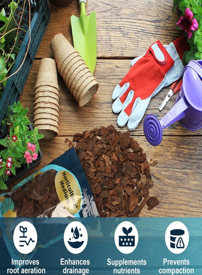 Doter Orchid Bark, Pine Bark for Plants Natural Mulch for Potted Plants, Wood Chips for Garden - Image 3